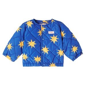 Tiny Cottons Blue Star Puffer Jacket